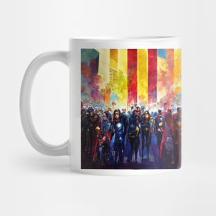 Outside Comic-Con Painting Mug